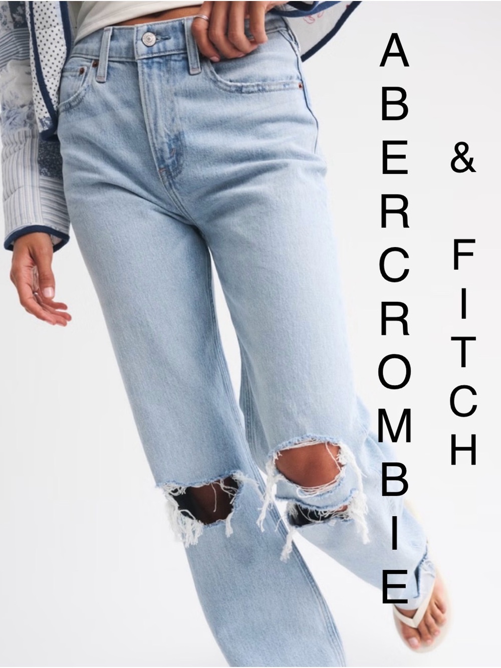 Abercrombie & Fitch | The 90's Straight Ultra High Rise Jean | Women’s 29/8L